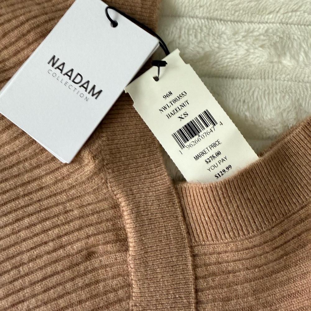 One-Shoulder Ribbed Knit Sweater - Picture 3 of 7